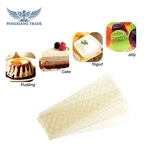 Food Grade edible Gelatin CAS9000-70-8 Leaf Gelatin